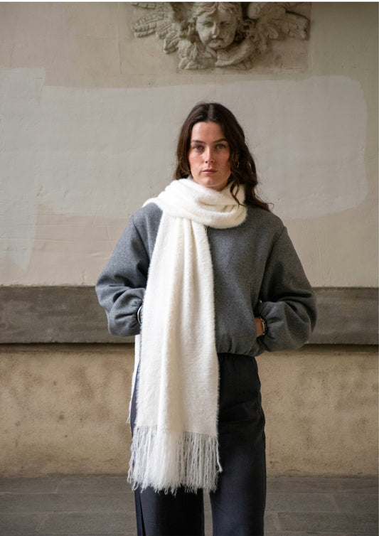 Echarpe Doudou Blanche